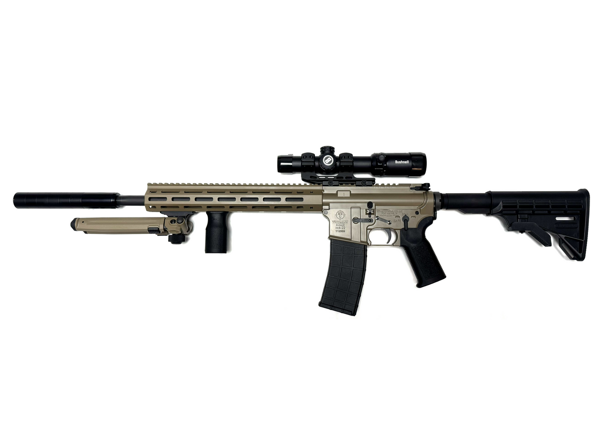 TIPPMANN M4-22 ELITE-L inkl. Bushnell AR Optic, A-TEC Schalldämpfer,...(Gebrauchtwaffe)
